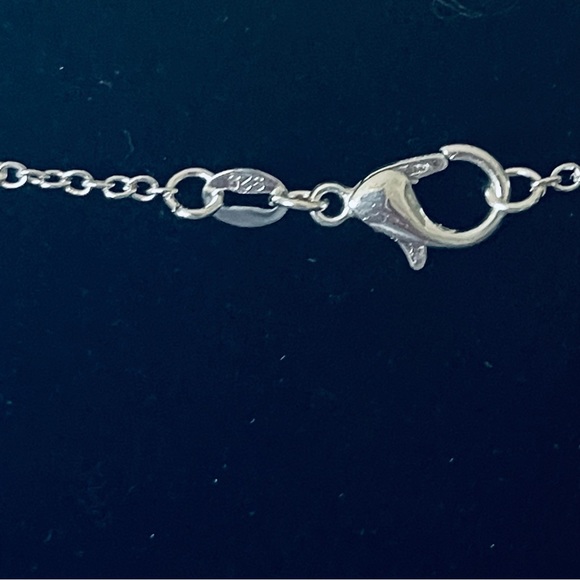 New Handmade Milky Quartz Pendulum S925 Sterling Silver Unisex Necklace 18” - Picture 10 of 10